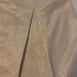 Women’s Gymboree Gold A-Line Pleated Skirt 14